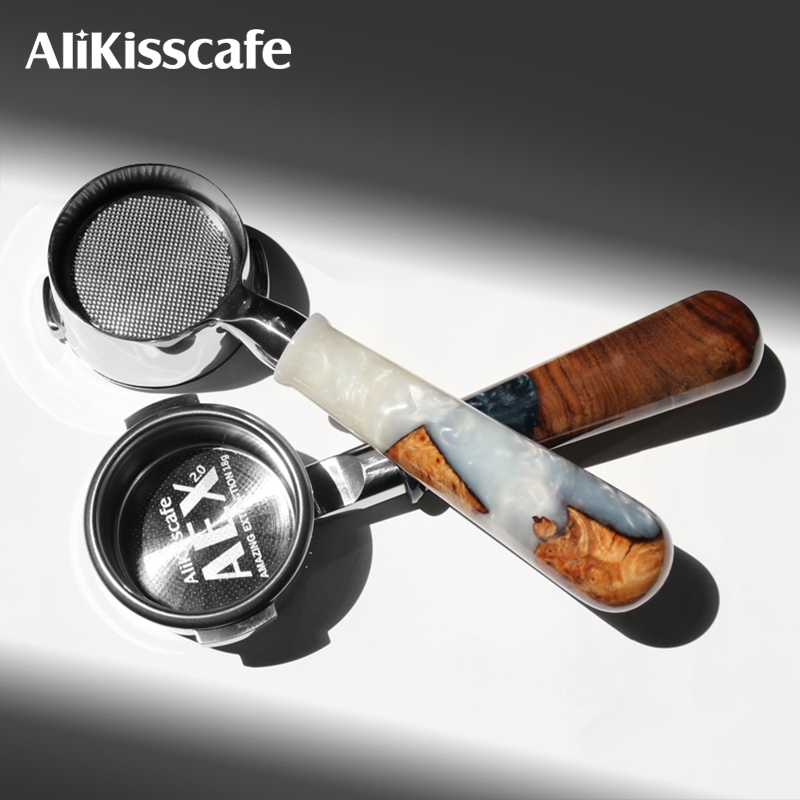 Portafilter 58Mm - Portafiltro sin fondo de café AliKisscafe