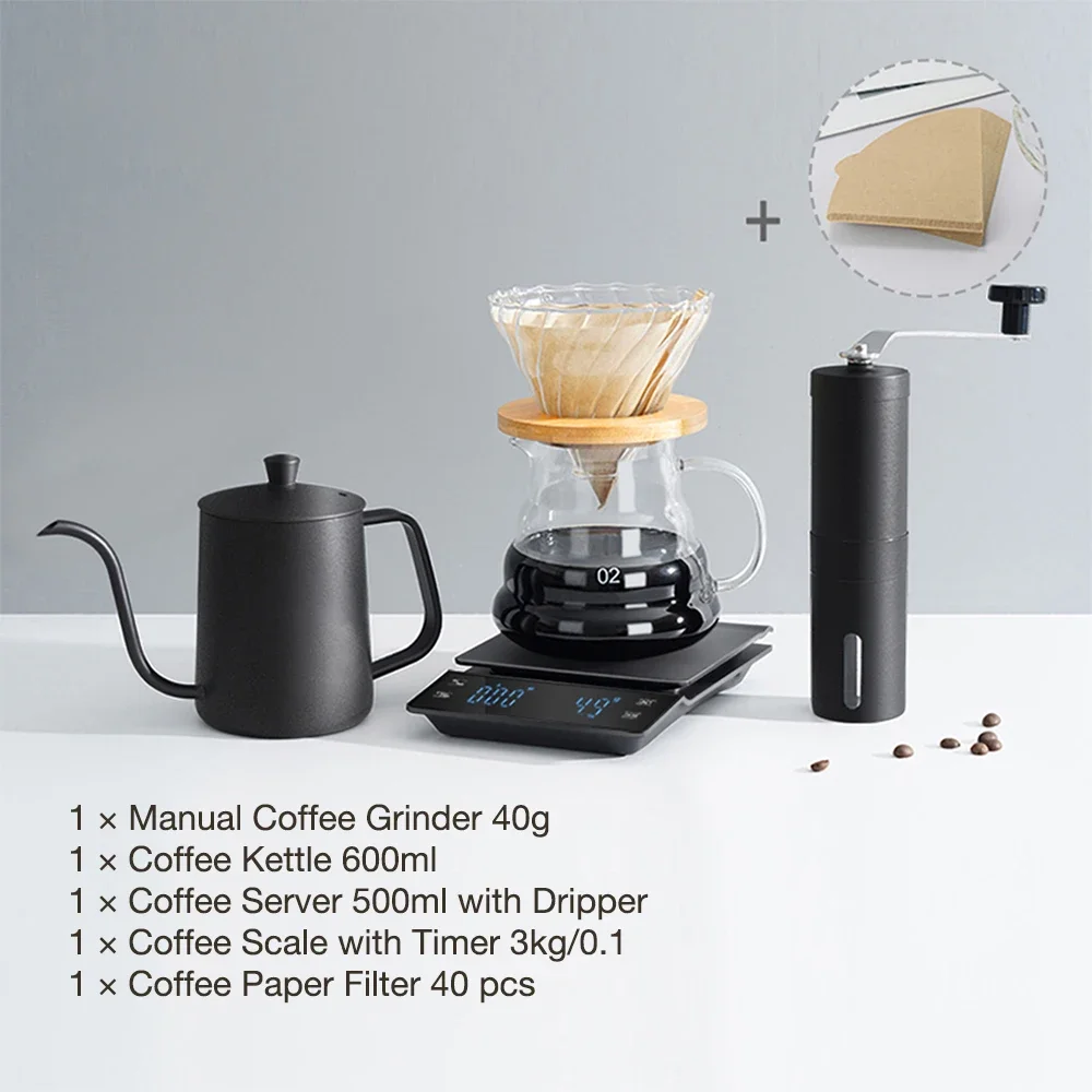 Coffee Equipment Kit - Juego de café por goteo, accesorios