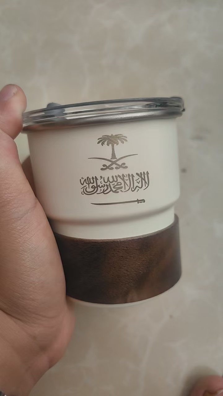 Taza de acero inoxidable con l - Coffee Equipment Logo reseña y precio
