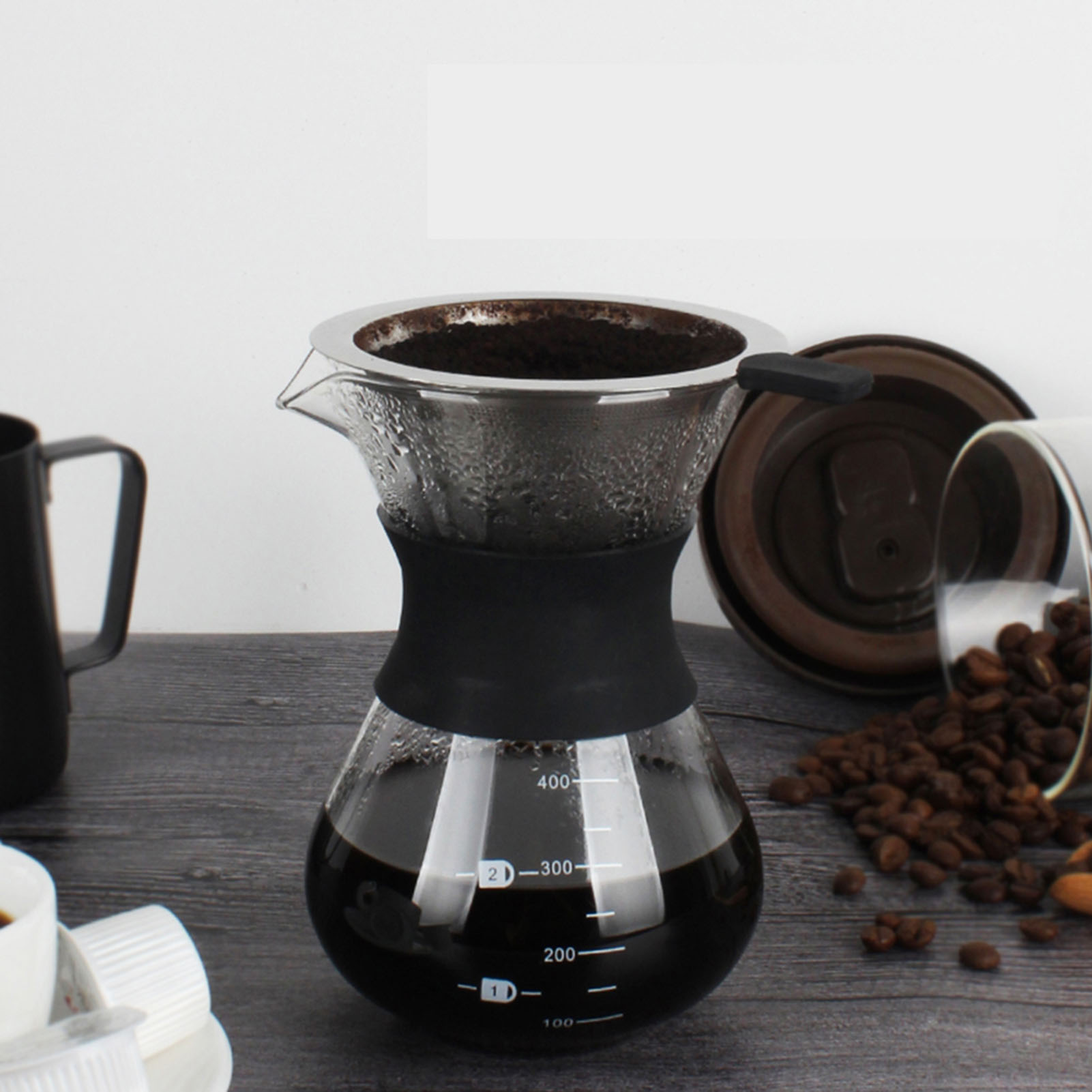 Cafetera Manual de 400ml con f - Coffee Equipment Distributor reseña y precio